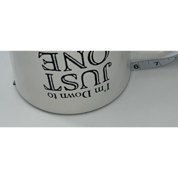 Cracker Barrel Coffee Mug “I’m Down To Just One Cup A Day” Oversized - Picture 7 of 7